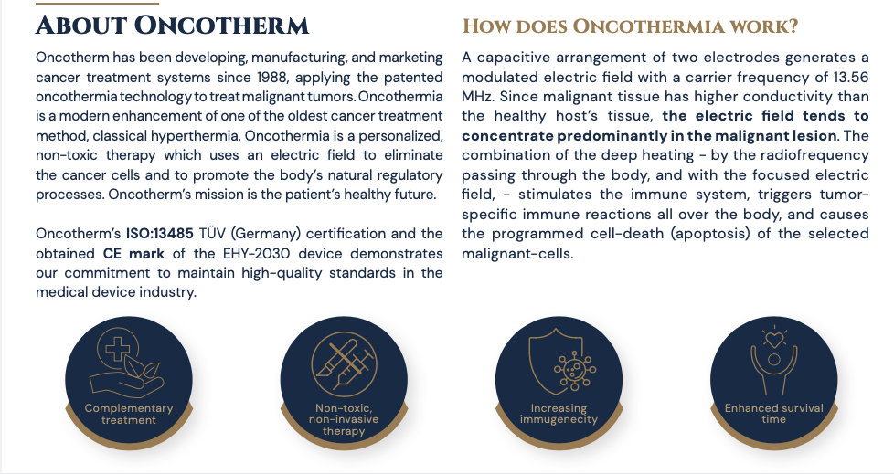 ONCOTHERM EHY-2030 MODEL