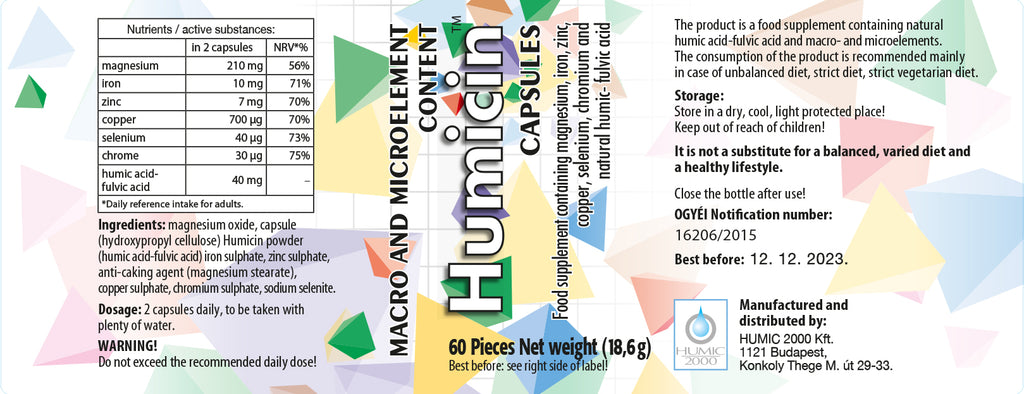 HUMICIN MACRO & MICRO ELEMENT